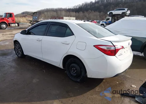 2014 Toyota Corolla S Plus from USA, damaged, VIN 5YFBURHE9EP122600